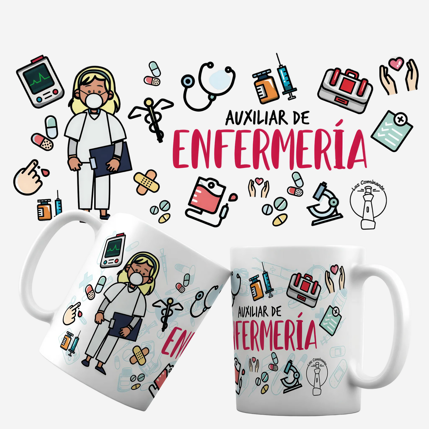 Taza Auxiliar de Enfermería (TCAE)