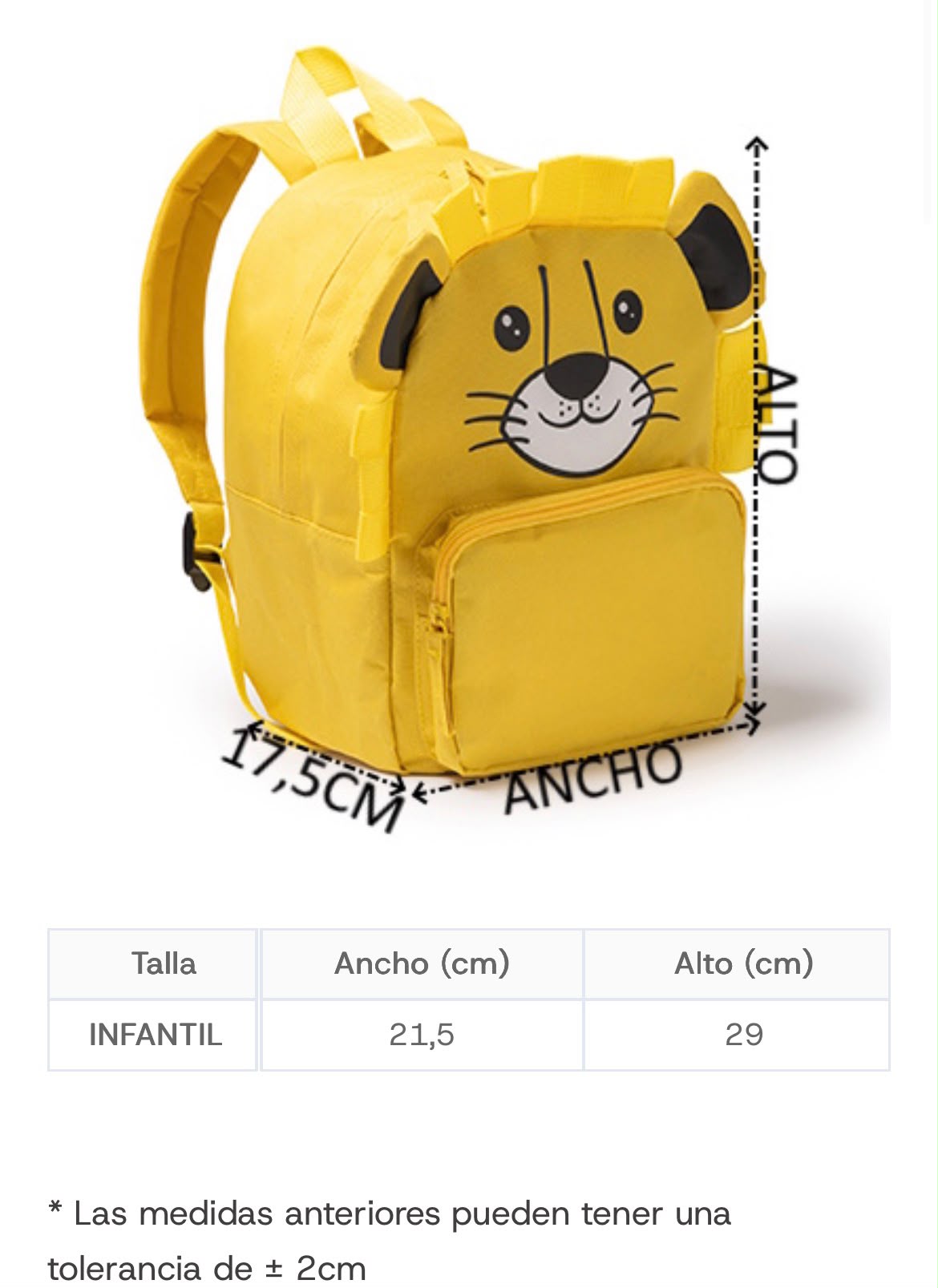 Mochila Infantil Personalizable